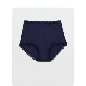 NWT Aerie Superchill Modal Lace High Waist Boybrief Panty